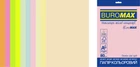 Набір кольорового паперу Buromax Euromax Pastel+Neon А4 80 г/м² 10 кольорів 20 аркушів (BM.2721720E-99)