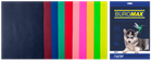 Набор цветной бумаги Buromax А4 80г/м2 DARK+NEON 10 цветов 50 листов (BM.2721050-99)