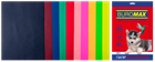 Набор цветной бумаги Buromax А4 80г/м2 DARK+NEON 10 цветов 20 листов (BM.2721020-99)