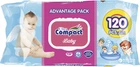 Дитячі вологі серветки Ultra Compact Angels Baby 120 шт. з клапаном (8697420532789)