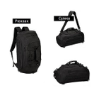 Сумка рюкзак трансформер EDC transporter bag Protector Plus черный - изображение 3