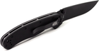 Карманный нож Ontario RAT I Folder гладкая РК Черный клинок (O8846) - изображение 3