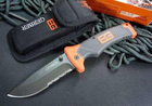 Складной нож для охоты Gerber Bear с кобурой (VB16V1675) - зображення 1