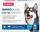 Краплі Beaphar Immo Shield Line-on for Medium Dogs антипаразитні з диметиконом для собак 15-30 кг 3 піпетки (13583) (8711231135837)