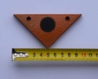 Гонг мишень 100х50 треугольник для мелкокалиберного Сателит (603) - изображение 2