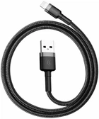 Кабель Baseus Cafule Cable Lightning – USB 1.0 м 2 A Black (CALKLF-BG1)