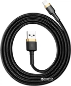 Кабель Baseus Cafule Cable Lightning – USB 2.0 м 1.5 A Black-Gold (CALKLF-CV1)
