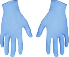 Одноразові рукавиці Nitromax нітрильні без пудри Розмір M 10 шт. Блакитні (9869201152021) - зображення 4