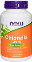 Натуральна добавка Now Foods Chlorella 1000мг Таблетки