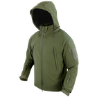 Тактический софтшелл с флисом утепленный Condor SUMMIT Soft Shell Jacket 602 Large, Олива (Olive)