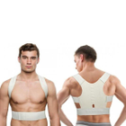 Магнитный корректор осанки для спины Posture Support унисекс Белый M - зображення 3