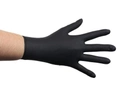 Одноразові рукавички нітрилові Медіком 100 шт в упаковці Розмір М Чорні. Щільнсть 3,3 г - изображение 3