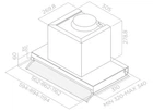 Вытяжка Elica BOX IN PLUS IXGL/A/60 Нержавеющая сталь и белое стекло