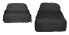 Тактический туристический супер-крепкий рюкзак трансформер 45-65 литров чёрный Кордура POLY 900 ден 5.15.b с поясным ремнем - изображение 5