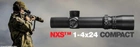 Прицел Nightforce NXS 1-4x24 F2 0.250 MOA сетка IHR с подсветкой - изображение 4
