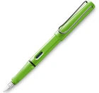 Ручка чернильная Lamy Safari Зелёная F/Чернила T10 Синие (4014519661559)