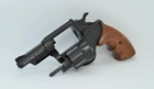 Револьвер під патрон Флобера Safari RF-431 cal. 4 мм букова рукоятка, BLACK CERAKOTE - зображення 3