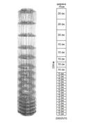Сетка лесная шарнирная Заграда Фермер 200/25/15 высота 2.0м длина 50м облегченная - изображение 1