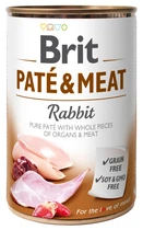 Вологий корм для собак Brit Pate & Meat Dog з м'ясом кролика