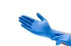 Перчатки SafeTouch Advanced Slim Blue Medicom без пудры размер S 100 штук - изображение 1