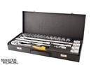 Набор насадок торцевых MasterTool GM PROFI CrV 1/2” 10-32 мм, трещотка 72Т, 24 шт металлический кейс (Арт.: 78-4124)