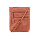 Жіноча шкіряна сумка Visconti 18606 Slim Bag Brown (18606 BRN)