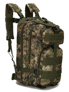 Тактичний штурмової військовий міський рюкзак ForTactic 23-25 літрів Американський піксель - зображення 1
