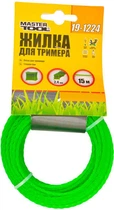 Леска для триммера Mastertool 2.4 мм 15 м "крученный квадрат" (19-1224 )