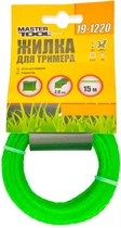 Леска для триммера Mastertool 2 мм 15 м "крученный квадрат" (19-1220 )