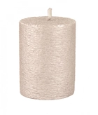 Набор свечей из пальмового воска Сandlesbio Silk Серебряный 5.5х7 см 6 штук (SS 55/70) - изображение 3