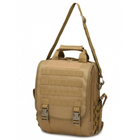 Сумка-рюкзак тактическая Tactic Bag A28 30 л Песочный - изображение 4