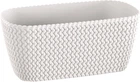 Балконный ящик Prosperplast Splofy Case 30 см Белый (26026-449)