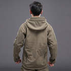 Тактична куртка / вітровка Pave Hawk Softshell olive XXXL - зображення 5