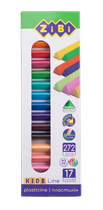 Пластилин ZiBi 17 цветов (12 стандарт+5 неон) 272г Kids Line (ZB.6228)