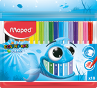 Фломастеры Maped Color Peps Ocean цветные 18шт в упаковке (MP.845721)