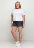 Шорти джинсові H&M 34 Темно-синій 0398089_зол.пугов.т.син_03
