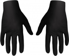 Одноразові рукавички Nitromax нітрилові без пудри 10 шт Чорні, розмір L - зображення 4