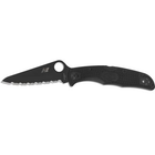 Ніж Spyderco Pacific Salt 2 Black Blade Serrator (C91SBBK2) - зображення 1