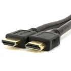 Кабель HDMI-HDMI HIGH SPEED 0.3 m, v1.4, OD-7.5 mm, круглий Black, коннектор Black Voltronic YT-HDMI(M)/(M)HS-0.3 m