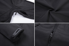 Тактична куртка Tringa Soft Shell (Black) L - зображення 7