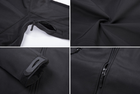 Тактична куртка Tringa Soft Shell (Black) XXXL - зображення 7