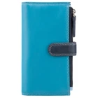 Женский кожаный кошелек Visconti RB100 Bermuda (Blue Multi)