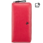 Стильный женский кошелёк красного цвета Visconti SP79 RED M Violet c RFID