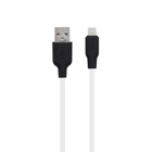 Кабель Hoco X21 Silicone Lightning Колір Чорно-Білий