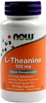 Аминокислота NOW Foods Theanine 100 Mg вегакапсулы