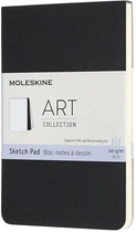 Скетчбук Moleskine Art Pad для Рисования 9 х 14 см 48 страниц без линовки Чёрный (8058647626819)