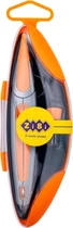 Циркуль ZiBi Start Ergo в футляре с запасным грифелем Оранжевый (ZB.5350ES-08)