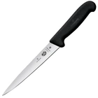 Ніж кухонний, побутовий Victorinox Fibrox Filleting Flex (лезо: 180мм), чорний 5.3703.18