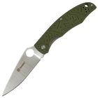 Нож складной Ganzo G7301 (длина: 210мм, лезвие: 88мм, сатин), зеленый - изображение 1