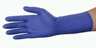 Одноразові рукавички нітрилові нестерильні без пудри Ampri Cobalt Basic Plus сині 200 шт Розмір M - зображення 2